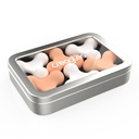 Creggles - 6pcs Set Peach Fuzz & White