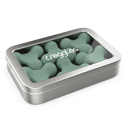 Creggles - 6er Set einfarbig