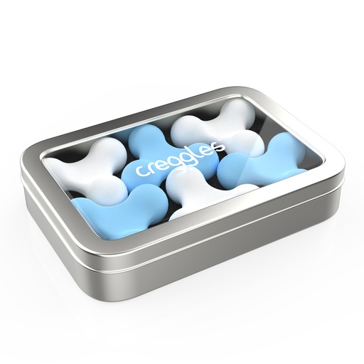 [241020] Creggles - 6er Set Light Sky & Weiss 